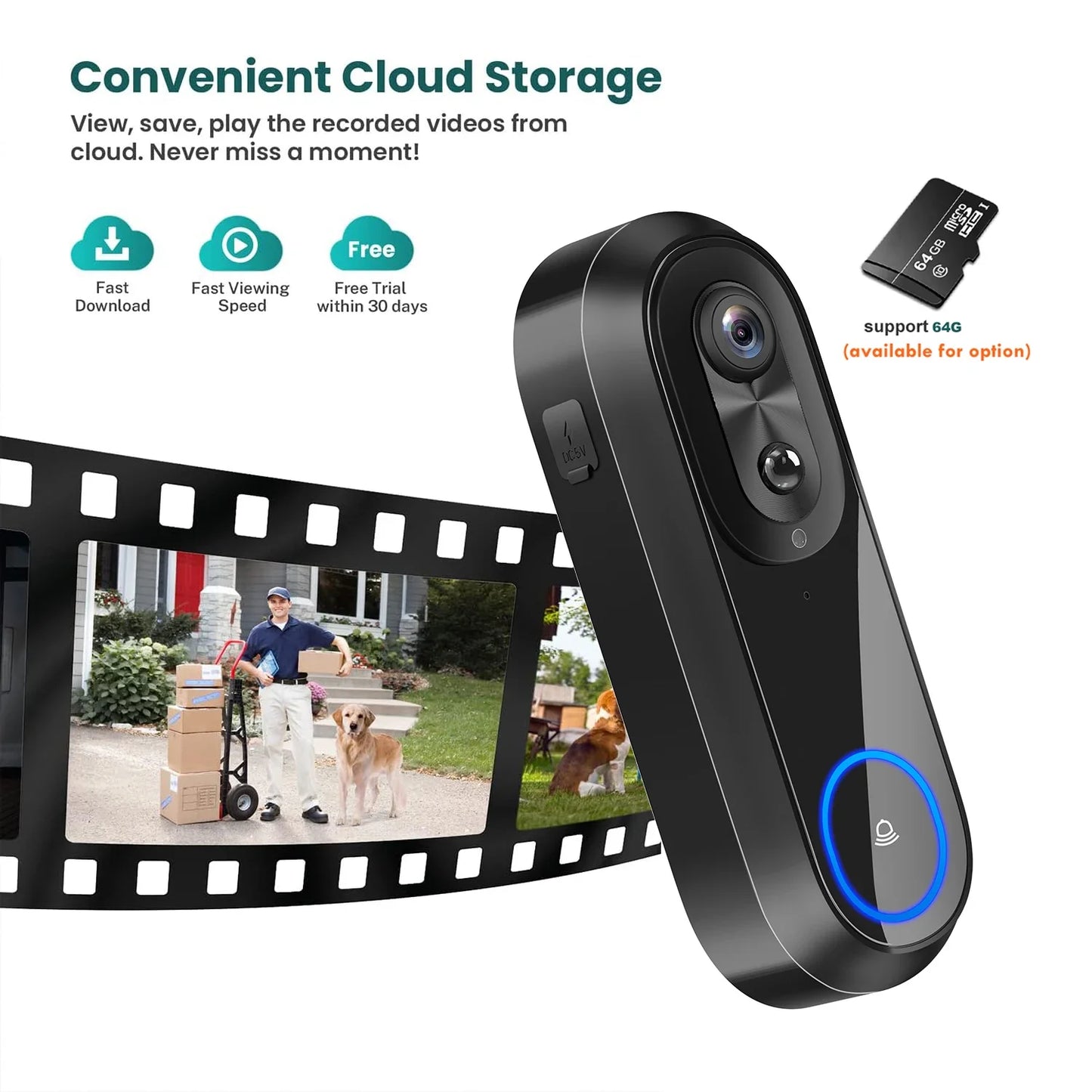WiFi Video Doorbell Camera