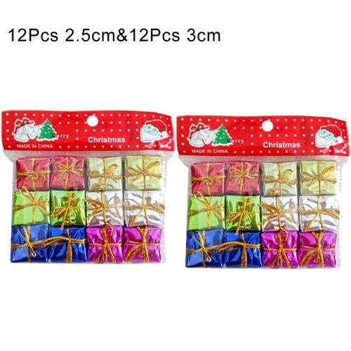 Urijk 24Pcs Christmas Tree Drop Ornaments