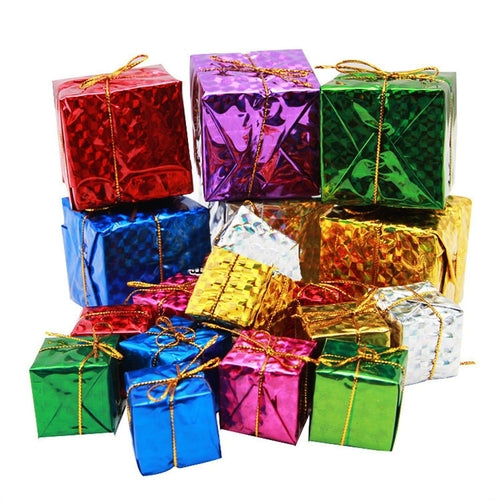 Urijk 24Pcs Christmas Tree Drop Ornaments